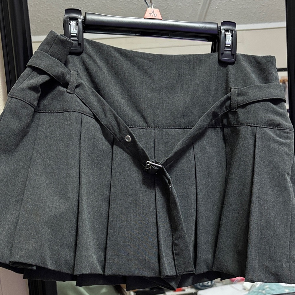 Zara Dark Gray Mini Skirt